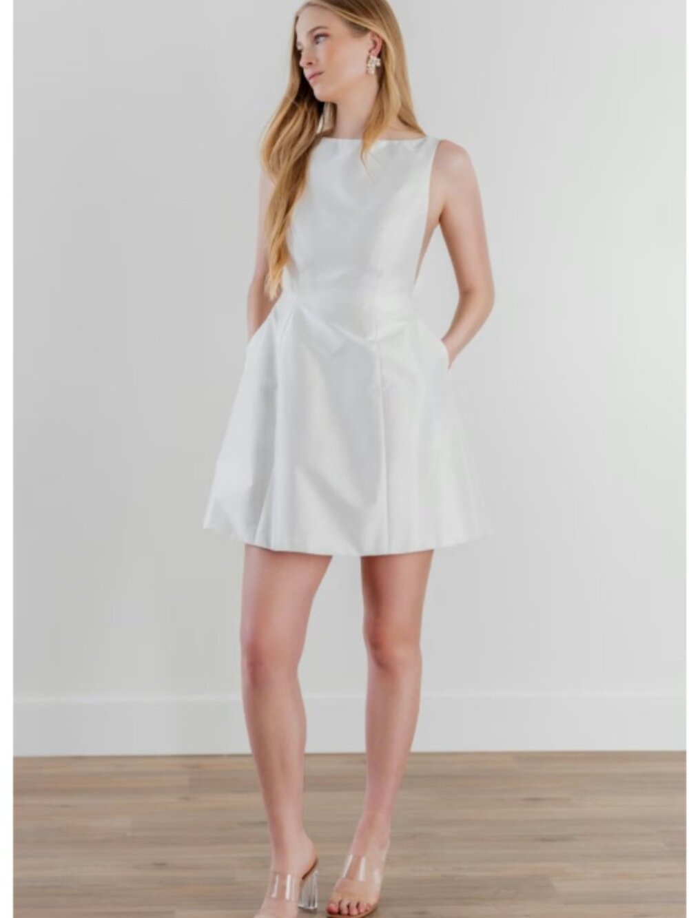 Naya - Satin Mini Dress By Watters